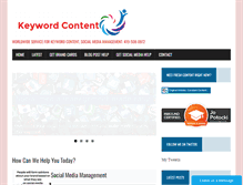 Tablet Screenshot of keywordcontent.net